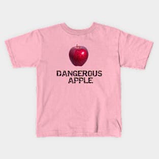 Fun, Dangerous Apple, Hilarious, Teen, Young, creative Kids T-Shirt